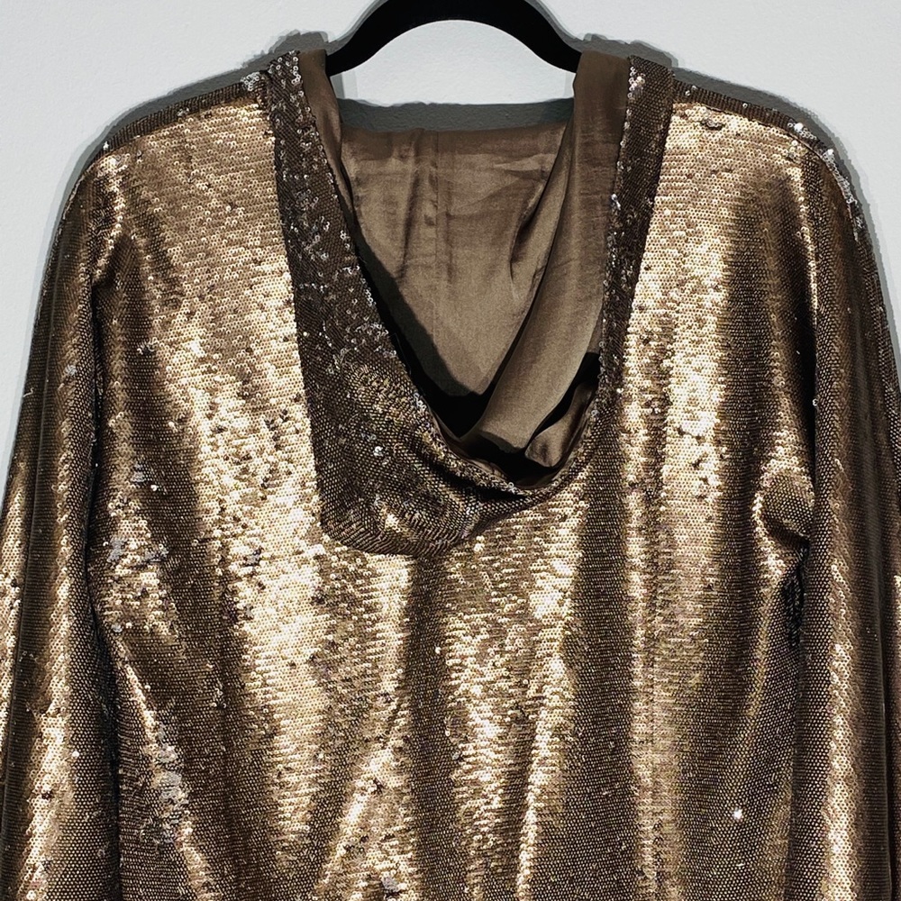 Bronze/Gold Flip Sequins Jacket**Sm.-Med. $695 - Picture 7 of 7